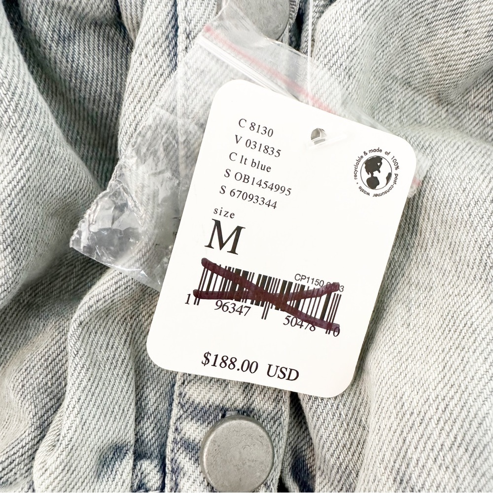 Free People Strapless Denim Midi Dress - Picture 6 of 7